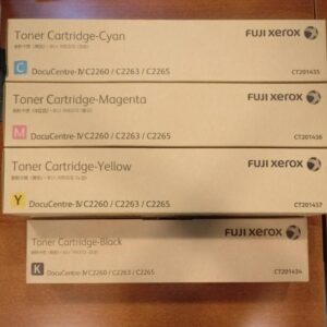 Toner Cartridge Mesin Fotocopy FUJI XEROX DocuCentre IV C2263/C2265 CYAN / MAGENTA / YELLOW