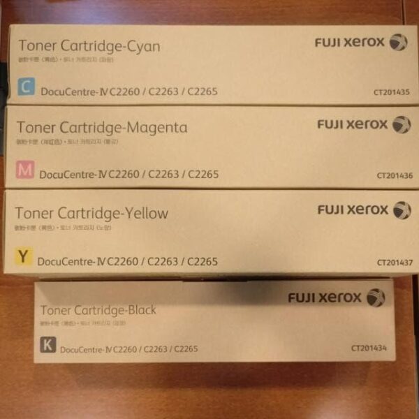 Toner Cartridge Mesin Fotocopy FUJI XEROX DocuCentre IV C2263/C2265 CYAN / MAGENTA / YELLOW